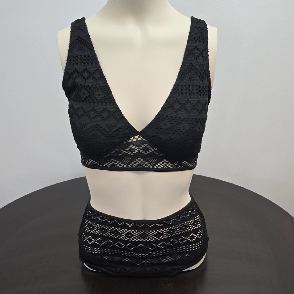 🔴 Black Lace 2 Piece Bikini